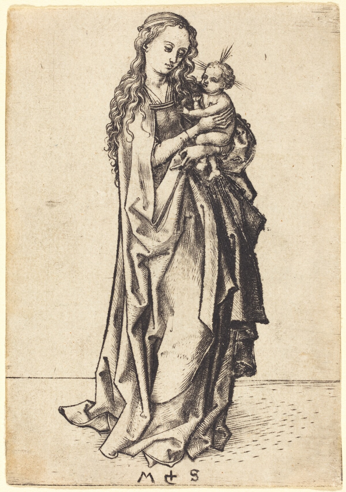 The Small Madonna and Child by Martin Schongauer