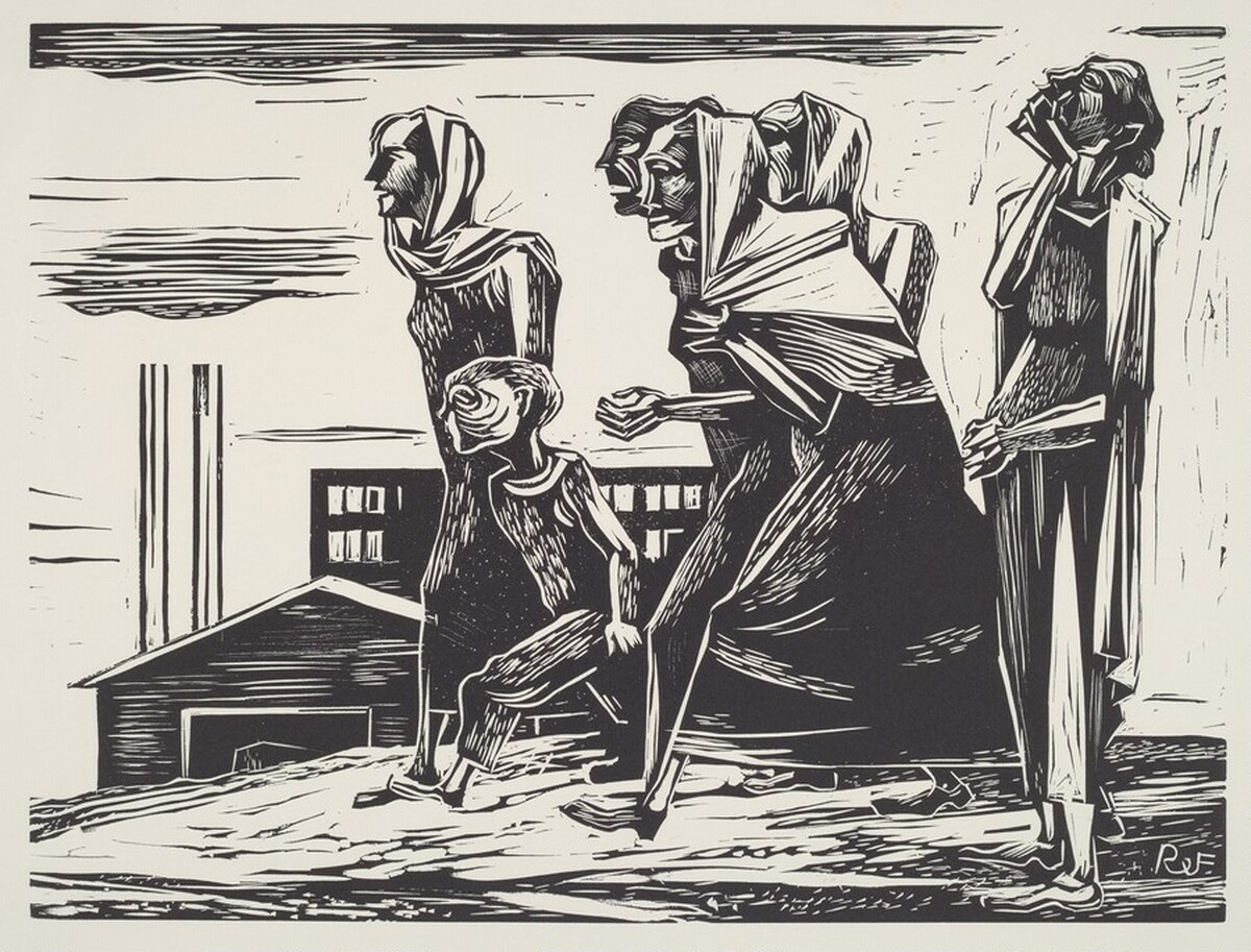 Mine Accident by Anton Refregier