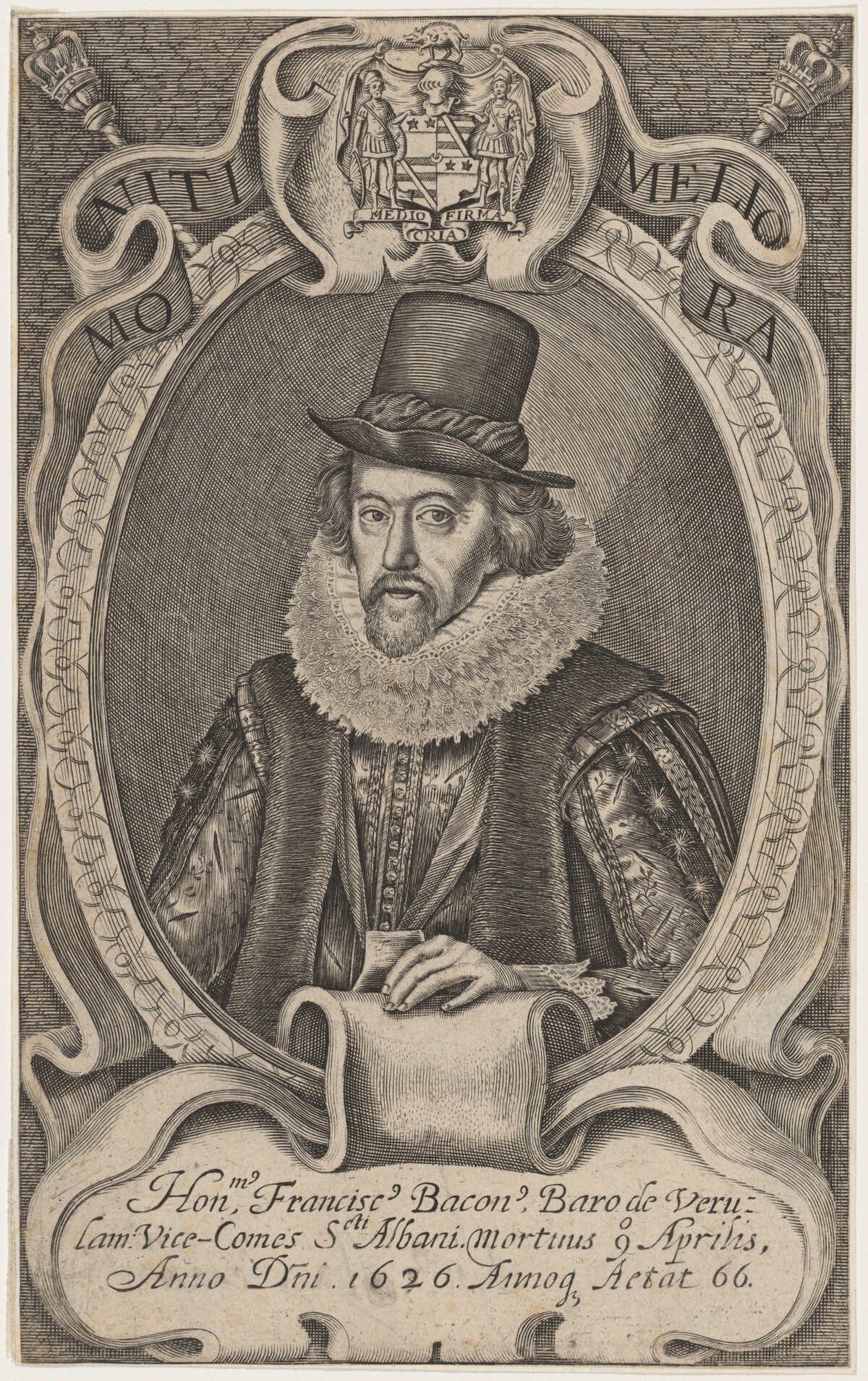 Sir Francis Bacon by Simon de Passe