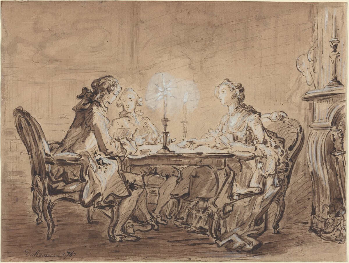 A Game of Cards by Louis Durameau