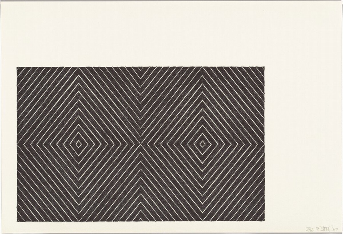 Delphine and Hippolyte by Frank Stella