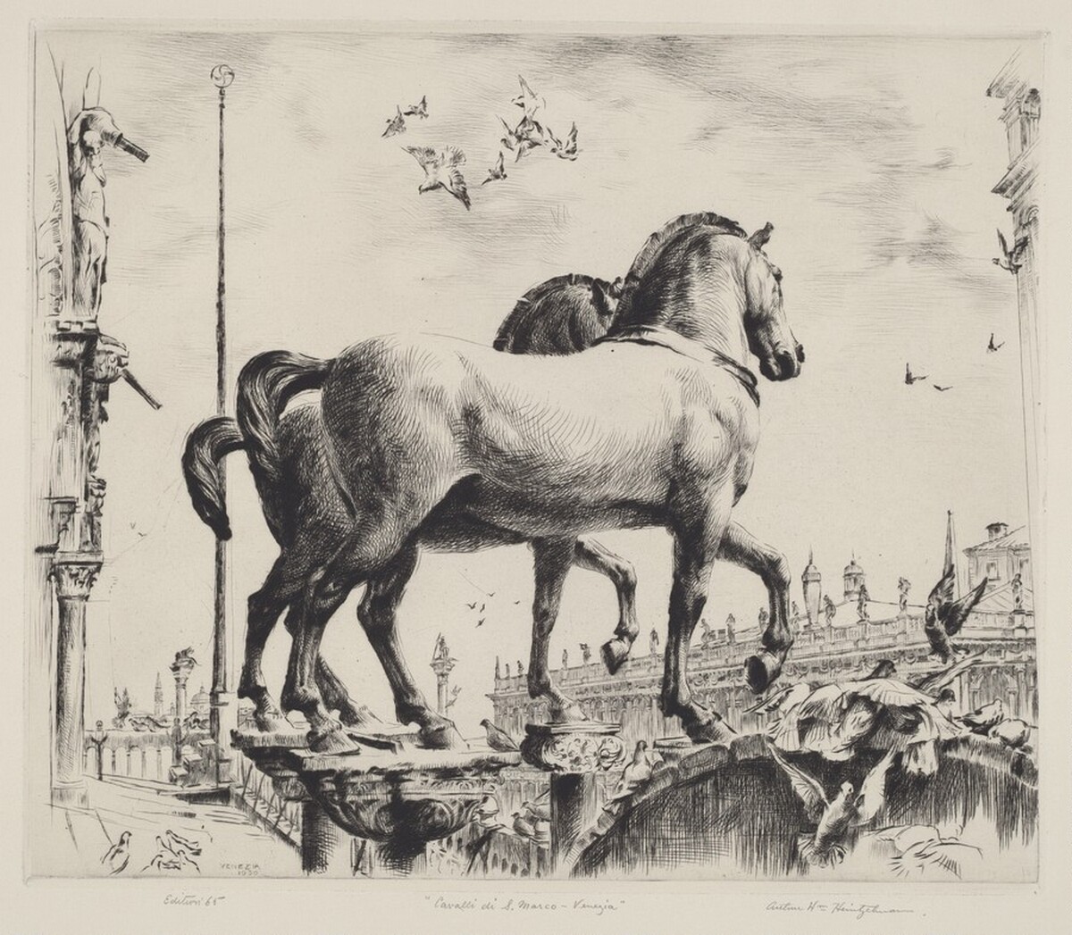 Cavalli di San Marco by Arthur William Heintzelman