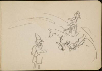 Manege mit Pferd und Clown (Circus Ring with a Horse and Clown) [p. 57]
