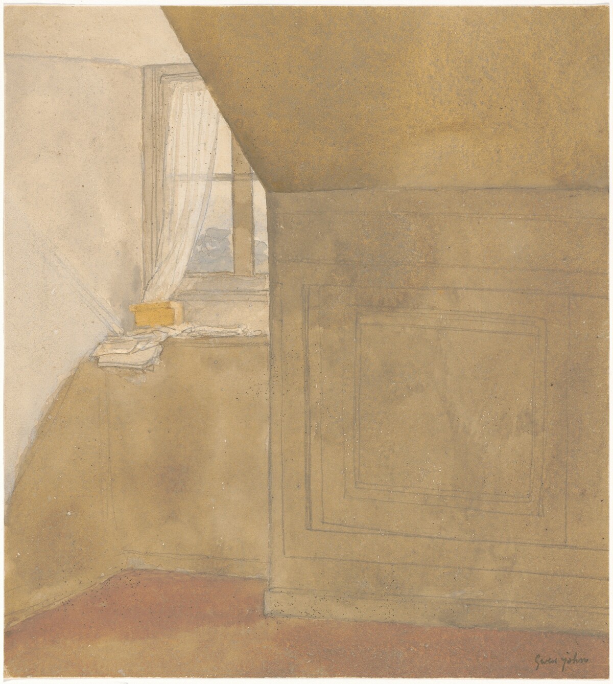 A Corner of the Artist's Room, Rue Terre Neuve, Meudon by Gwen John