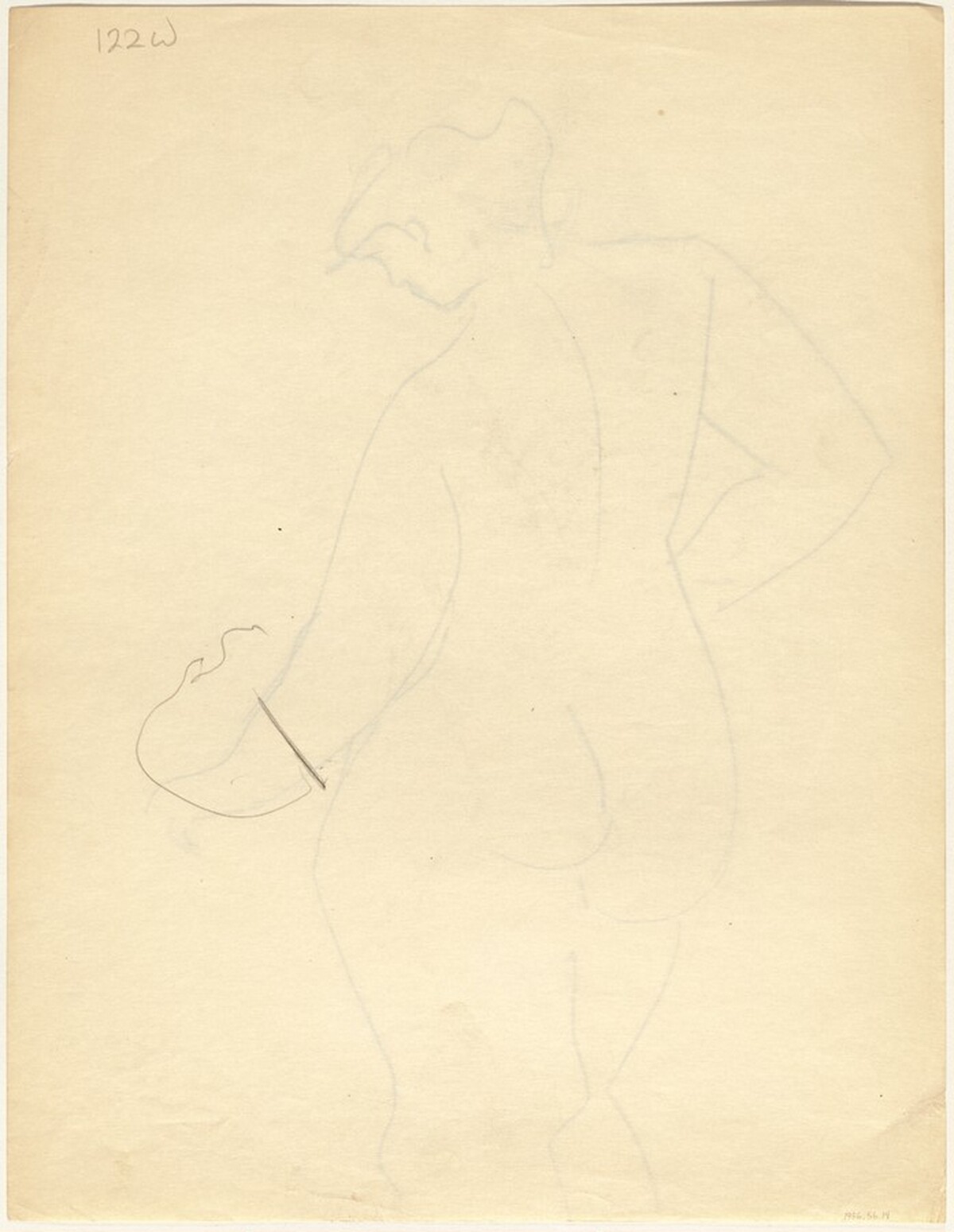 Untitled [verso] by Mark Rothko