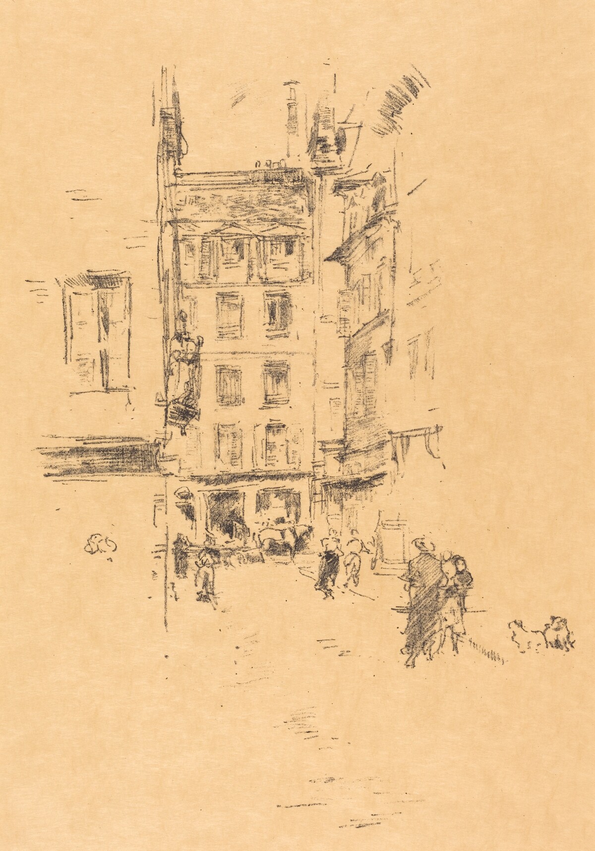 Rue Furstenburg by James McNeill Whistler