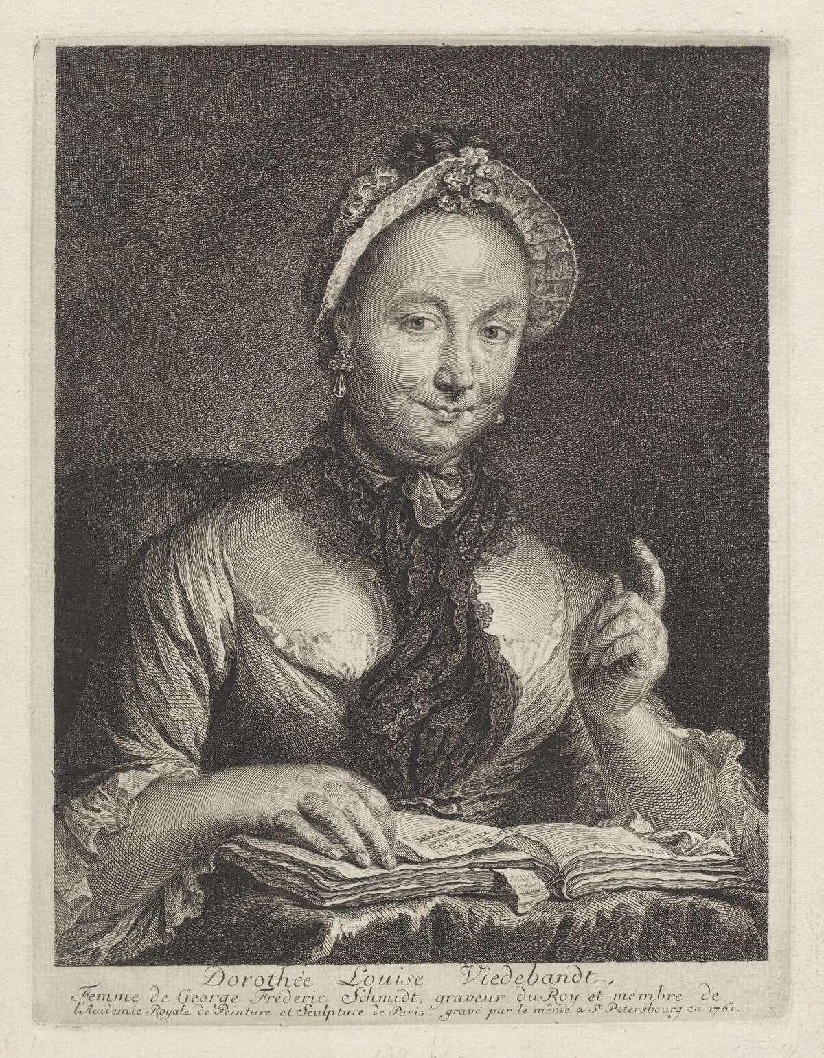 Dorothée Louise Viedebandt (The Artist's Wife) by Georg Friedrich Schmidt