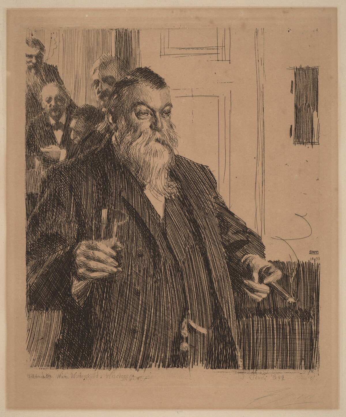 A Toast II by Anders Zorn
