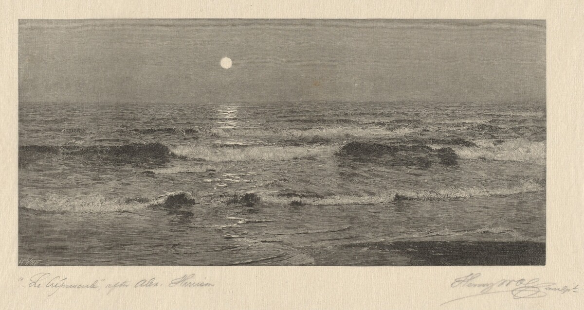 Le Crépuscule by Henry Wolf, after Alexander Harrison