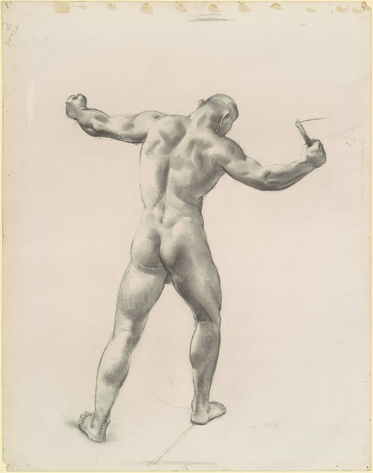 Study for "Justice Defeated" by Leon Kroll
