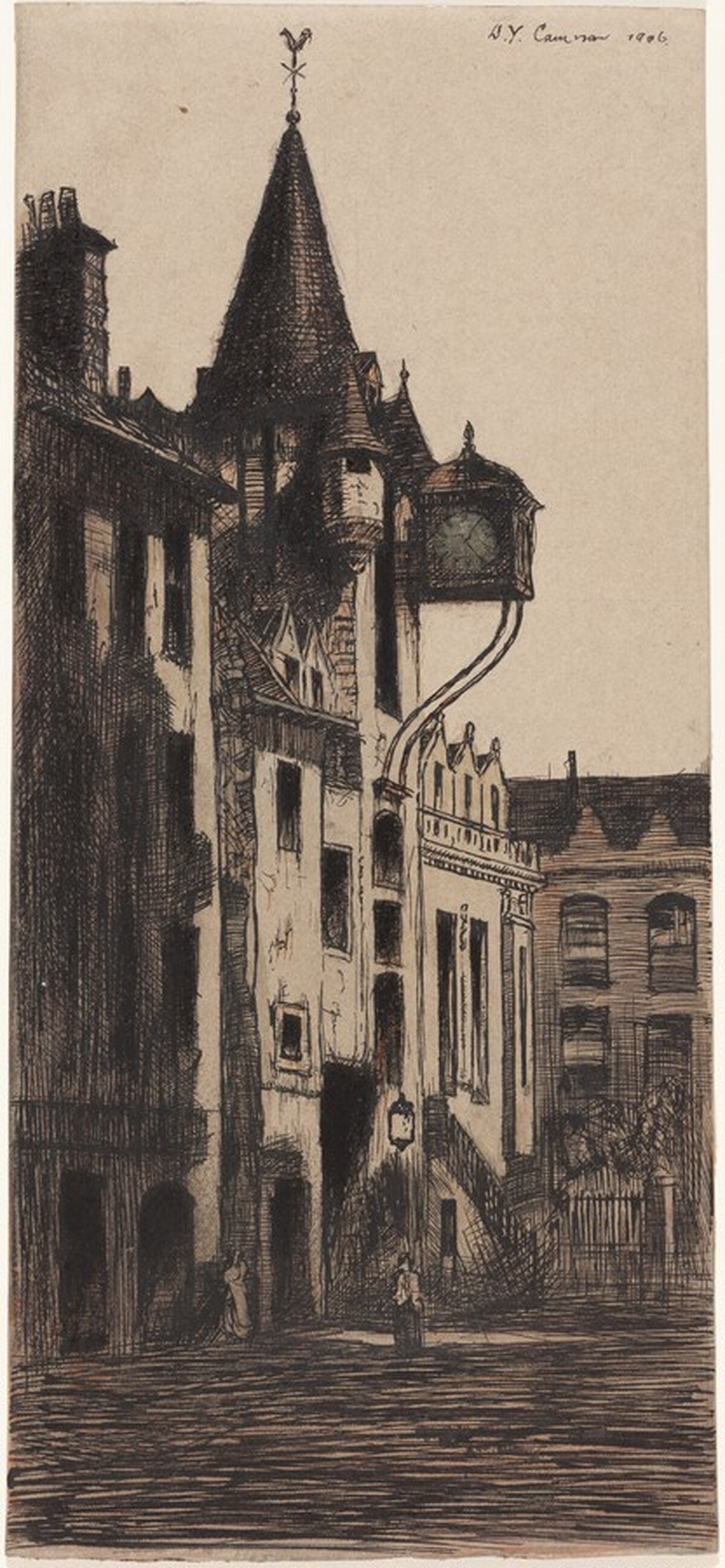 Canongate, Tolbooth by David Young Cameron
