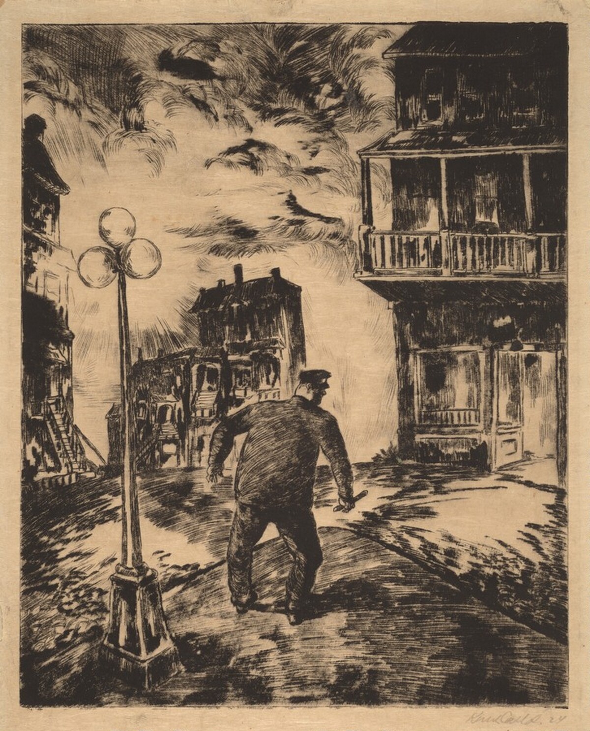 Untitled (Mesler Terrace) by Kenneth Callahan