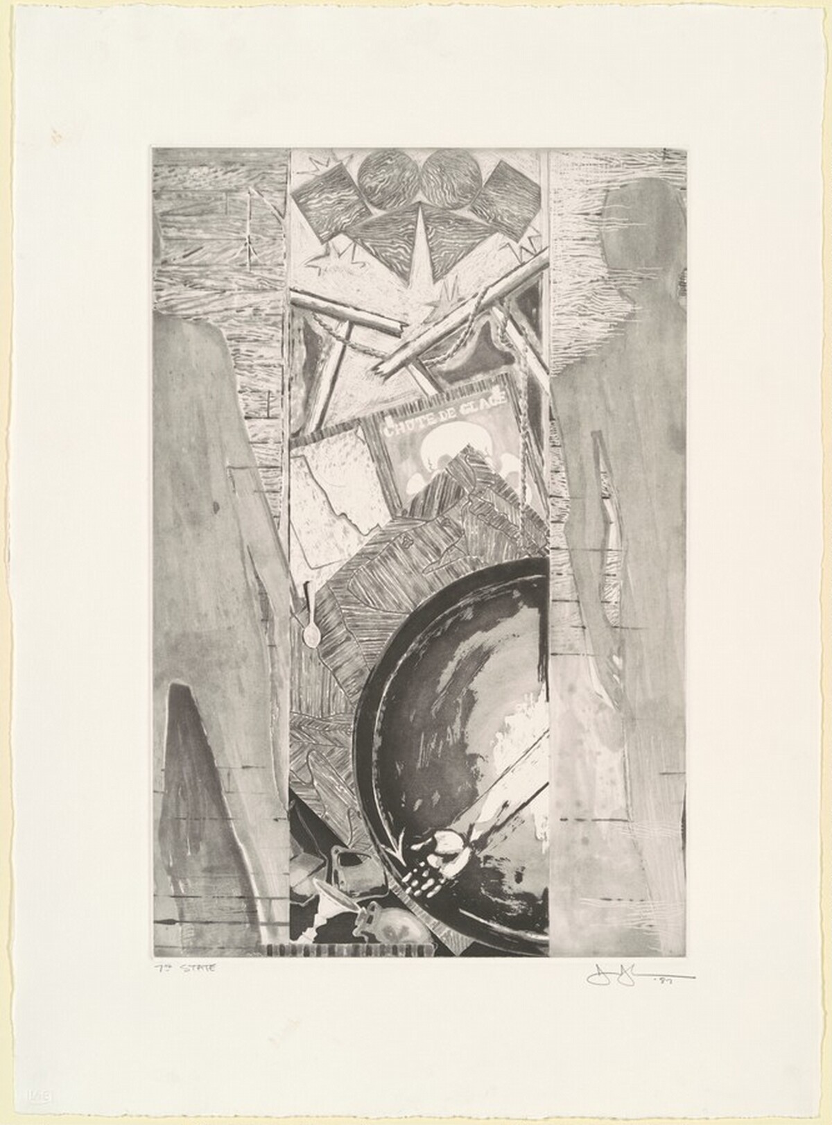 The Seasons (Fall) [state proof of 7th state] by Jasper Johns