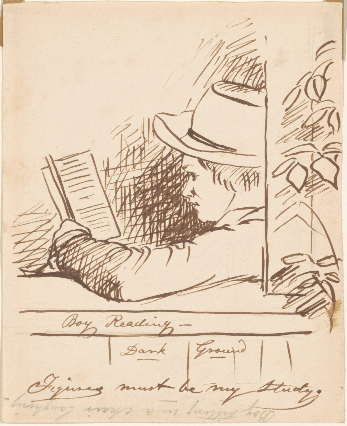 Boy Reading by William Sidney Mount