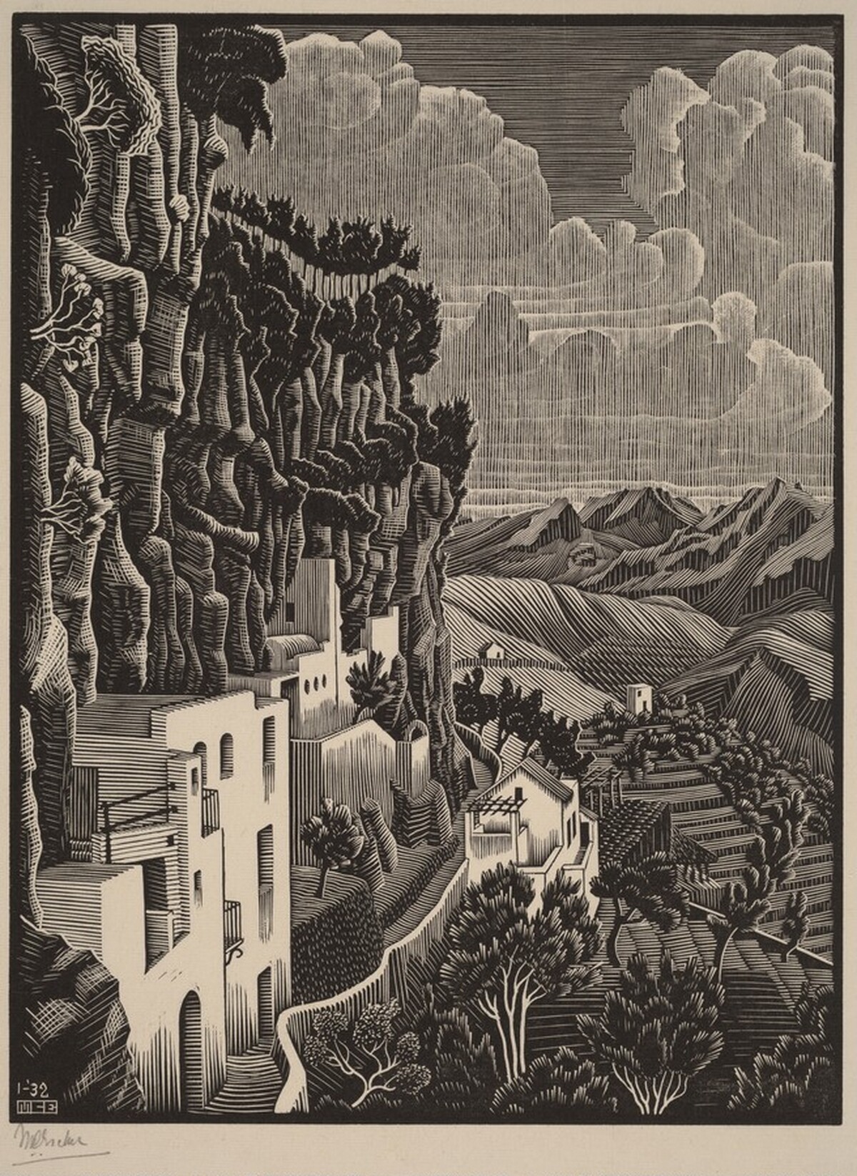 San Cosimo by M.C. Escher