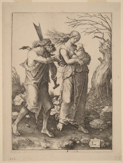 Adam and Eve after Their Expulsion from Paradise
