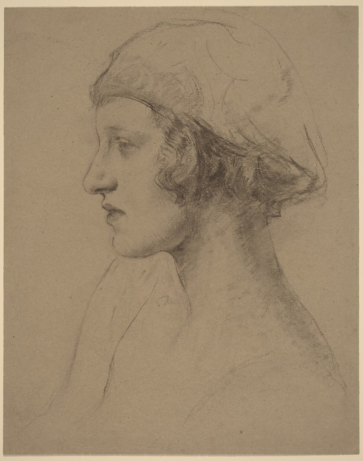 Woman's Head by Adolph Borie