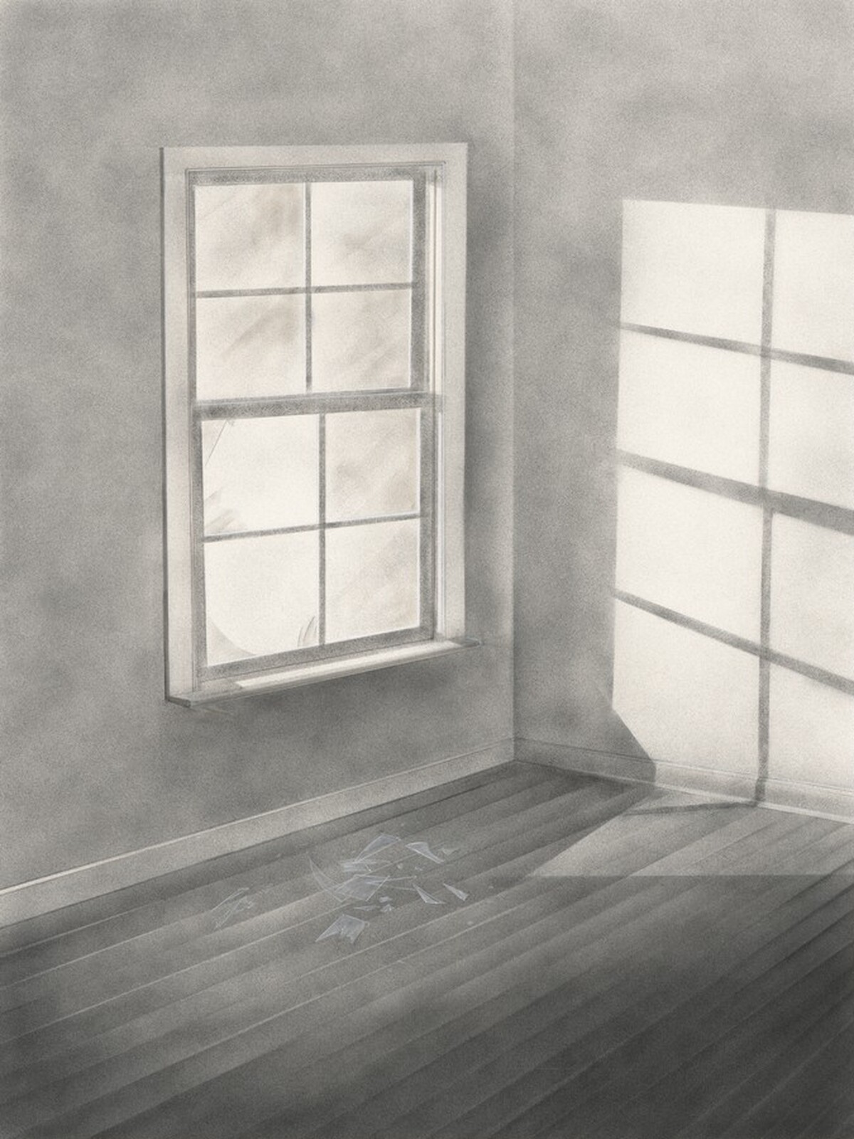 Broken Window by Ed McGowin