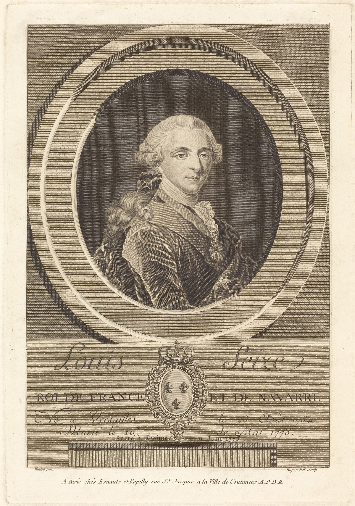 Louis XVI, King of France by Charles-Eugene Duponchel