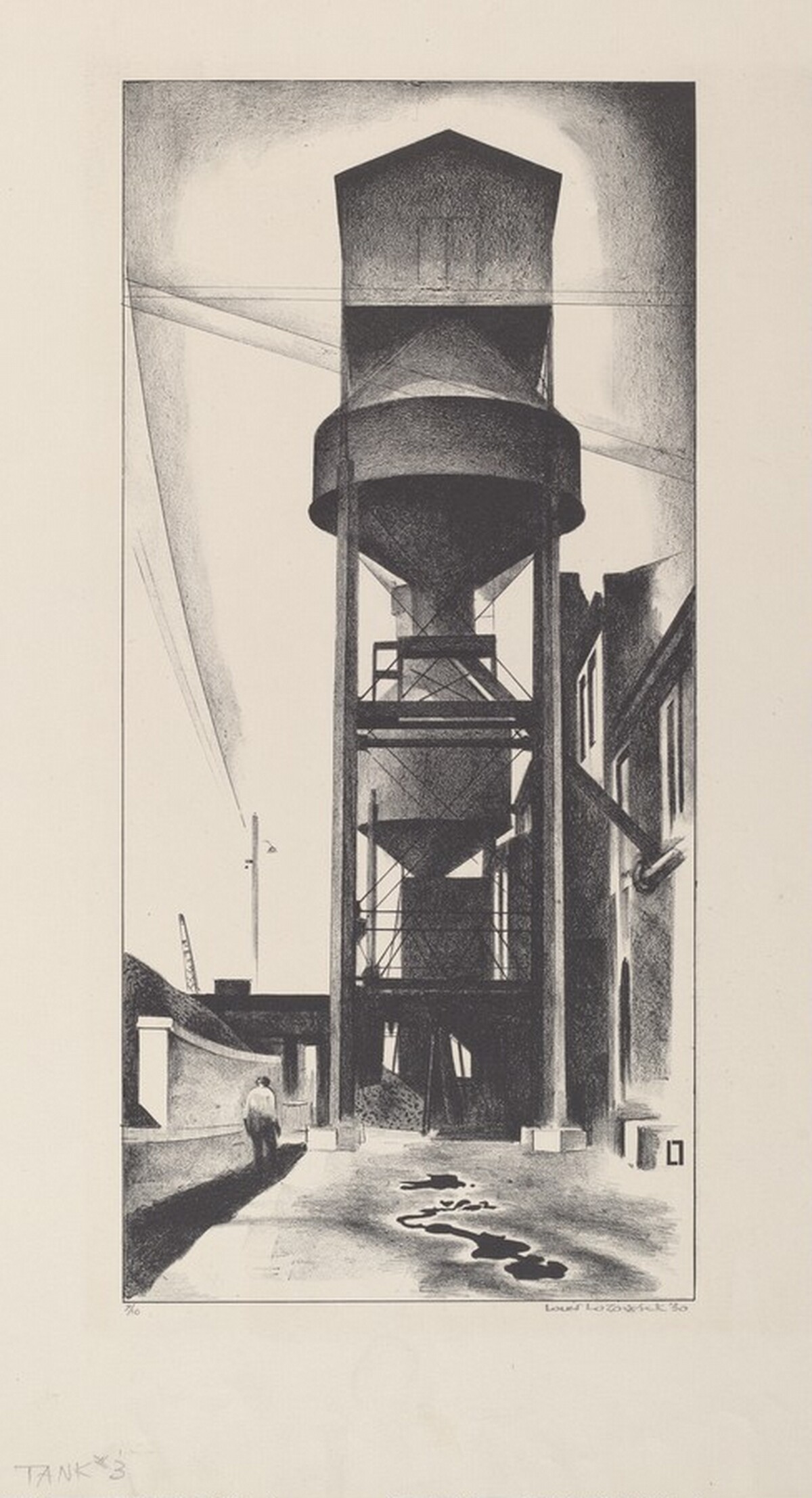 Tanks #3 by Louis Lozowick
