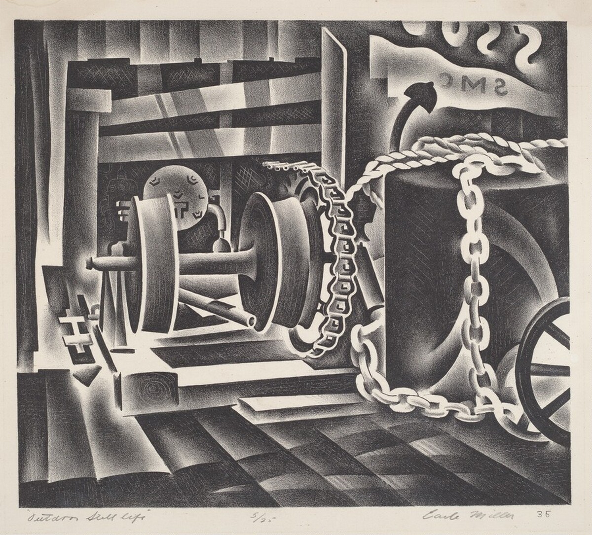 Outdoor Still Life by Earle Miller