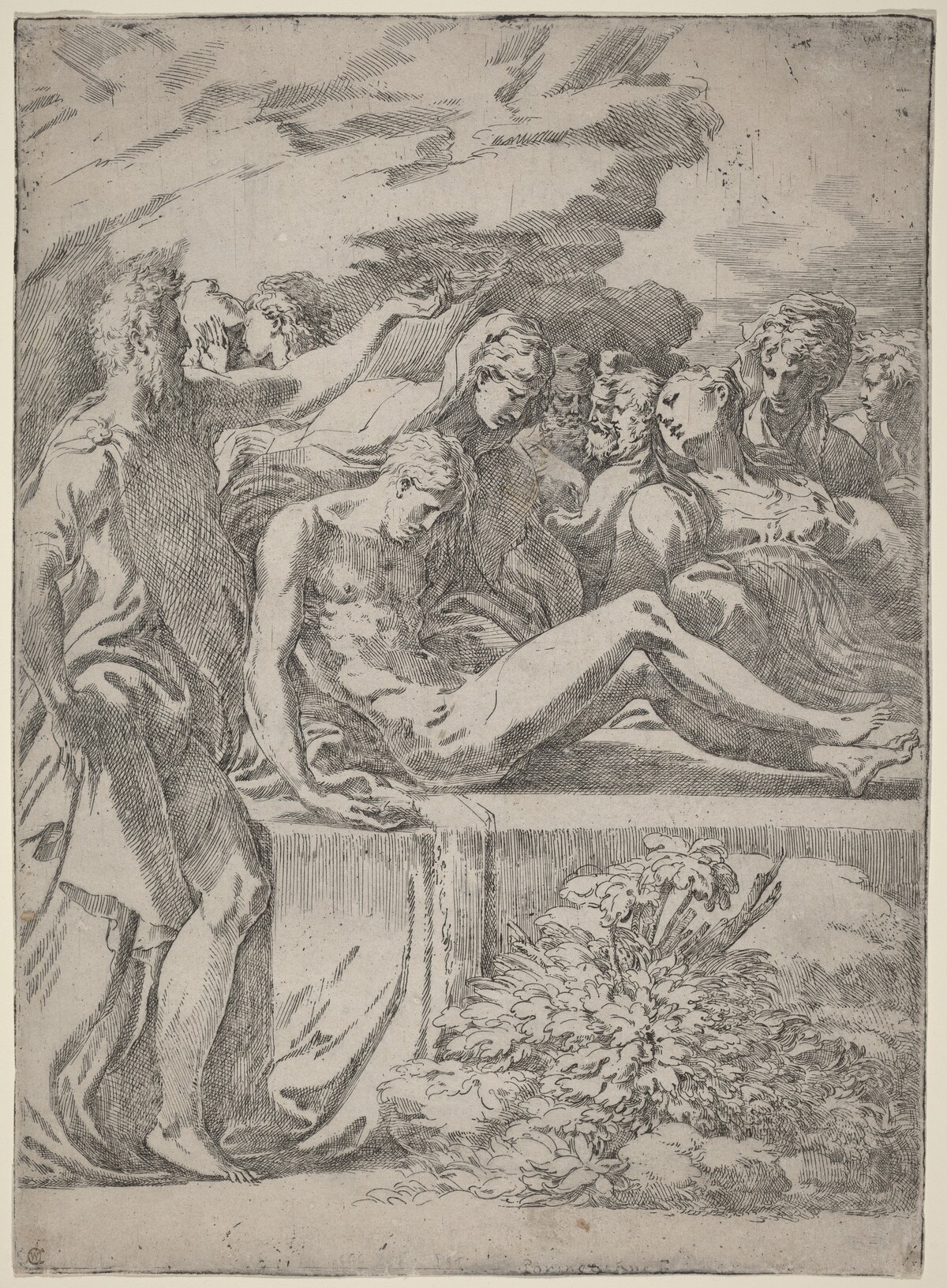 The Entombment by Parmigianino