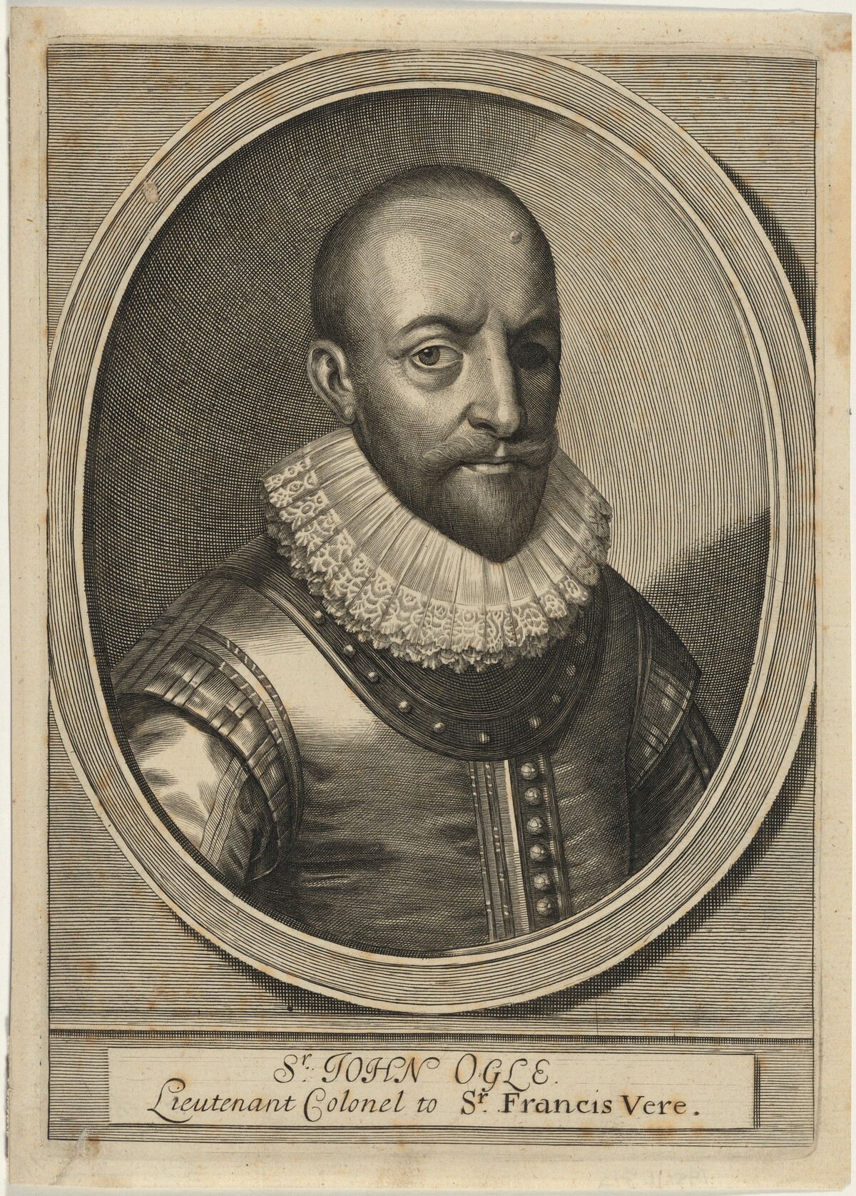Sir John Ogle by William Faithorne