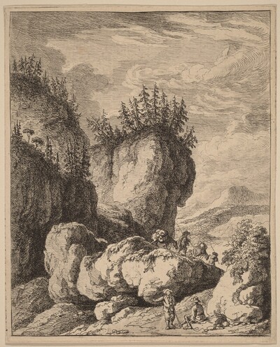 The Road Crossing Mount Praco, from Ricci to Genoa