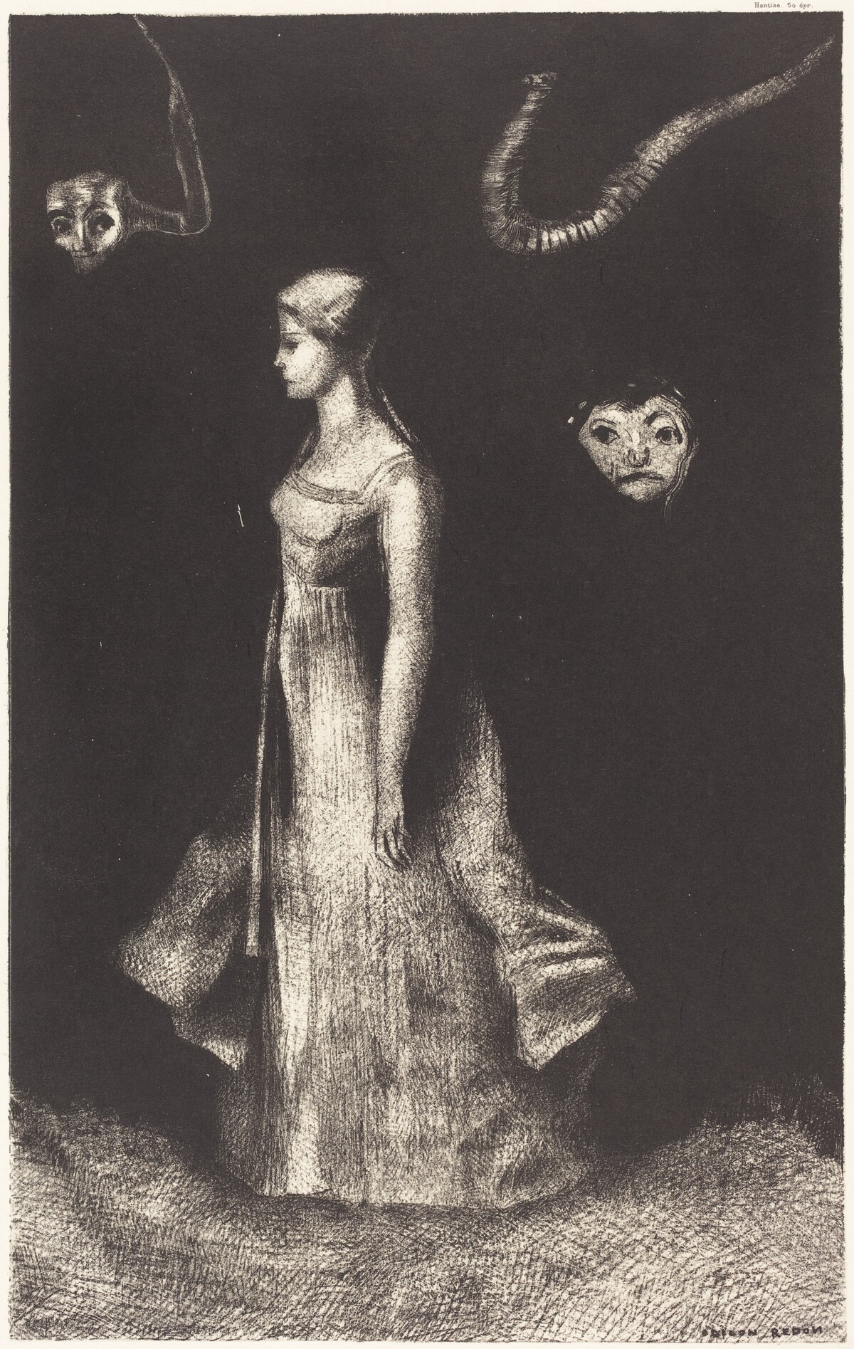 Hantise (Obsession) by Odilon Redon