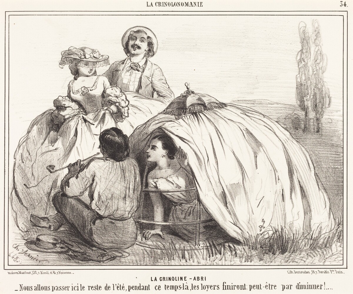 La Crinoline-Abri by Charles Vernier