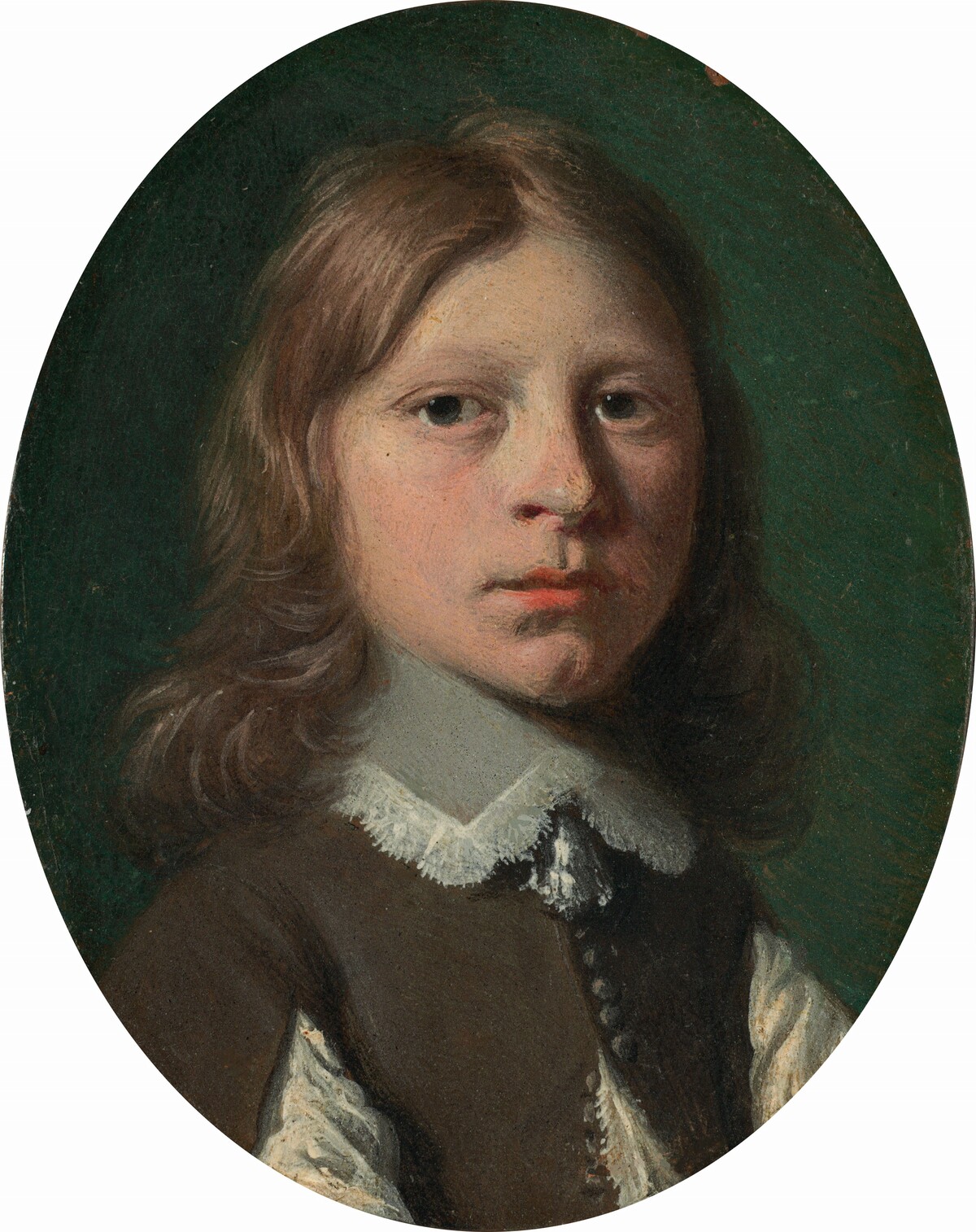 Head of a Young Boy by Attributed to Jan de Bray