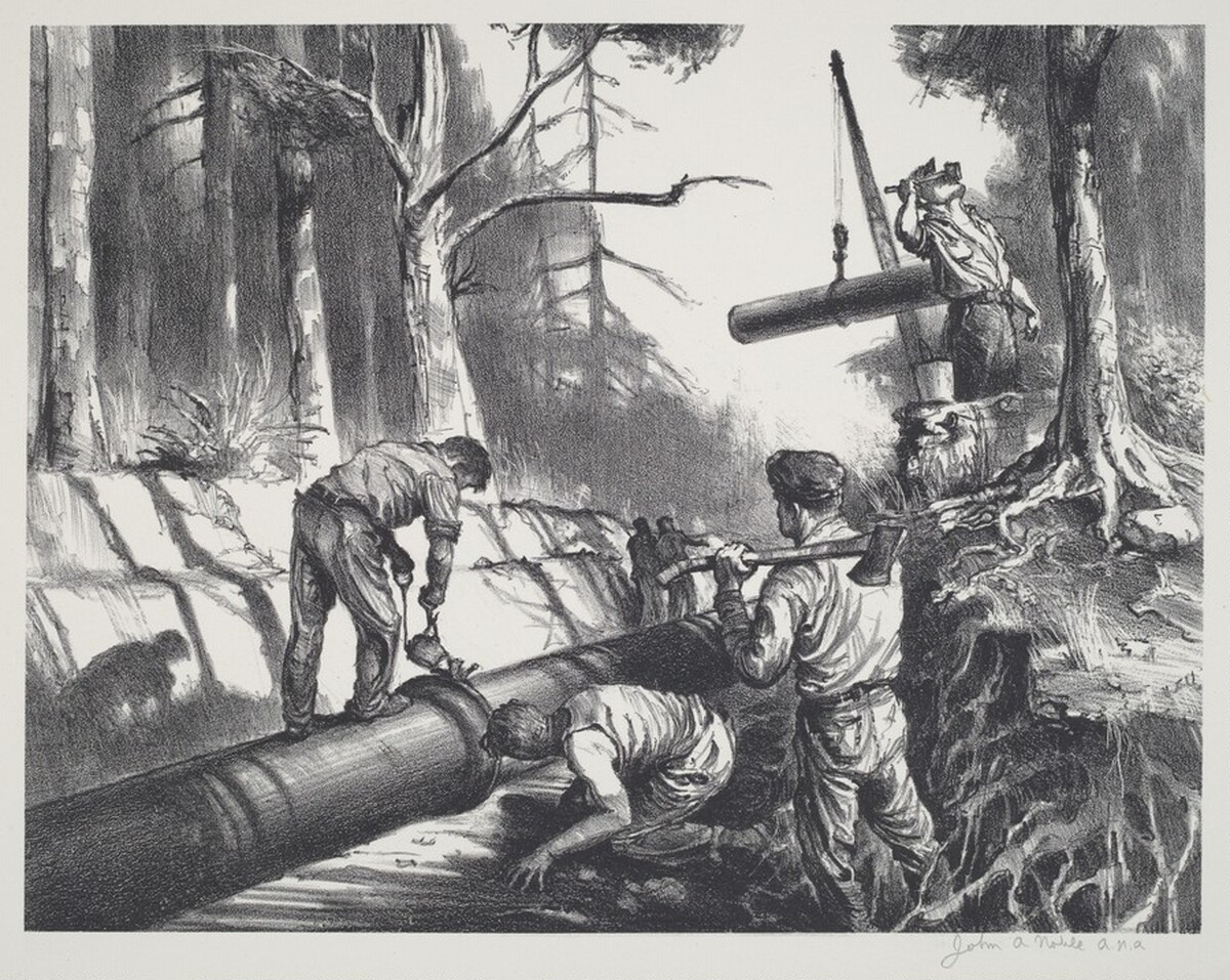 Pipes in the Forest by John A. Noble