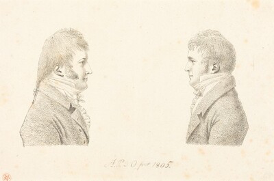 Self-Portrait and the Artist's Brother
