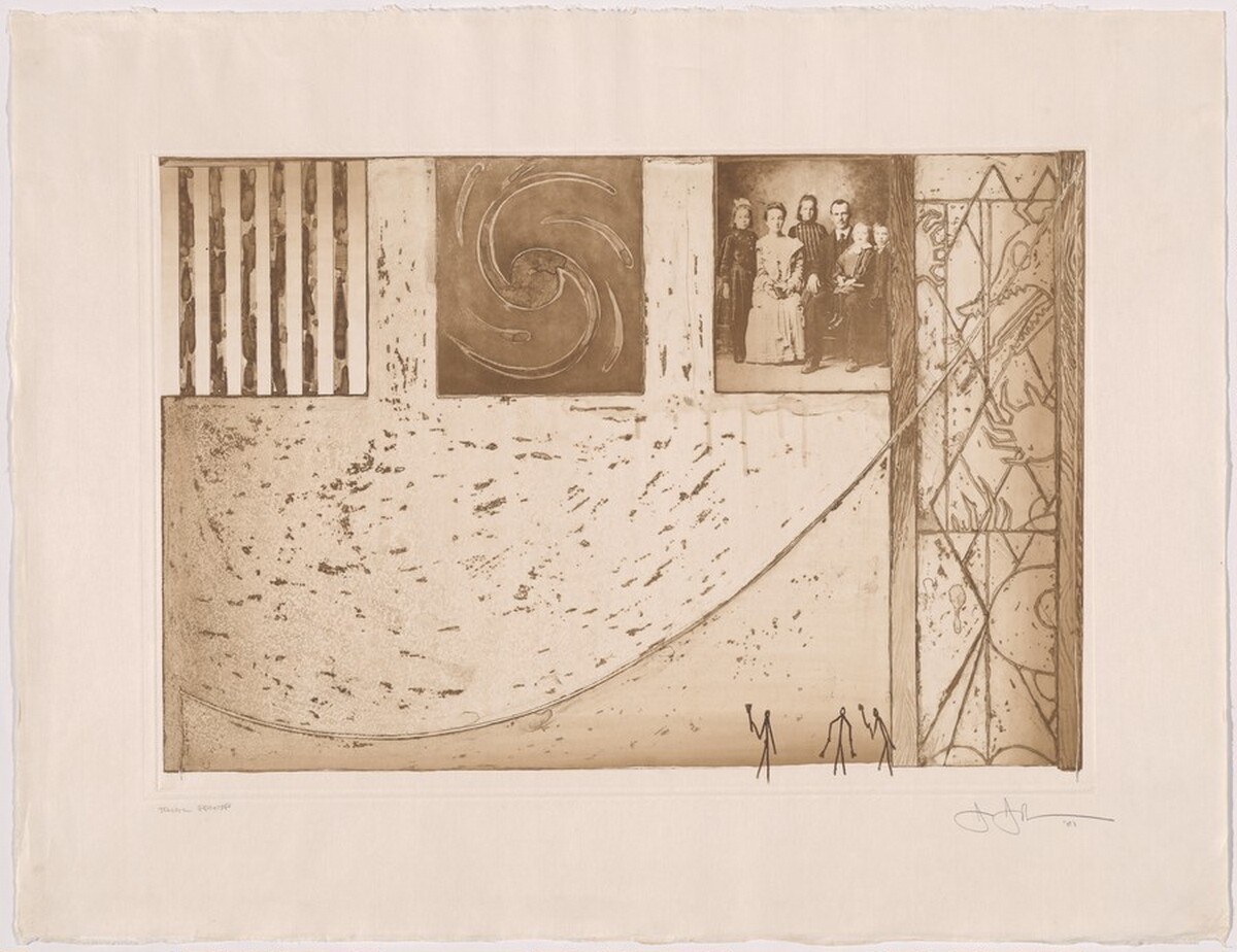 Untitled [trial proof] by Jasper Johns