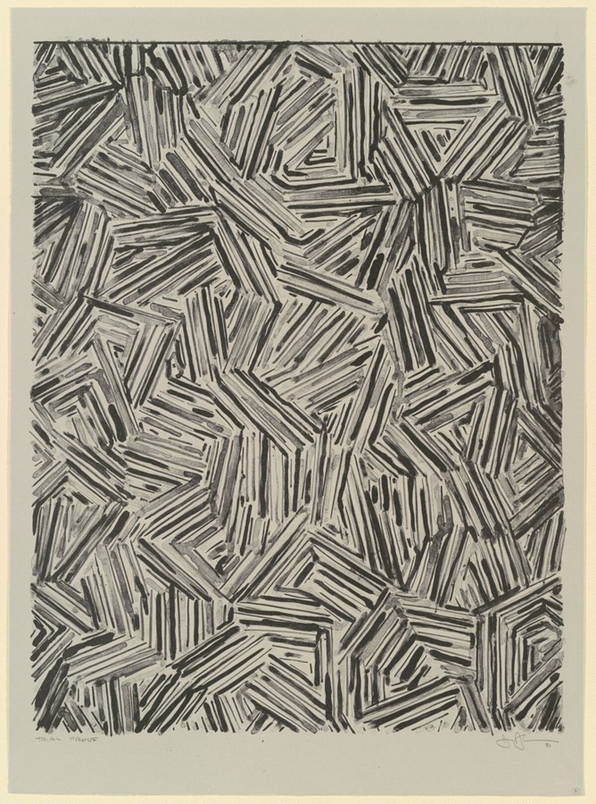 Cicada [trial proof] by Jasper Johns