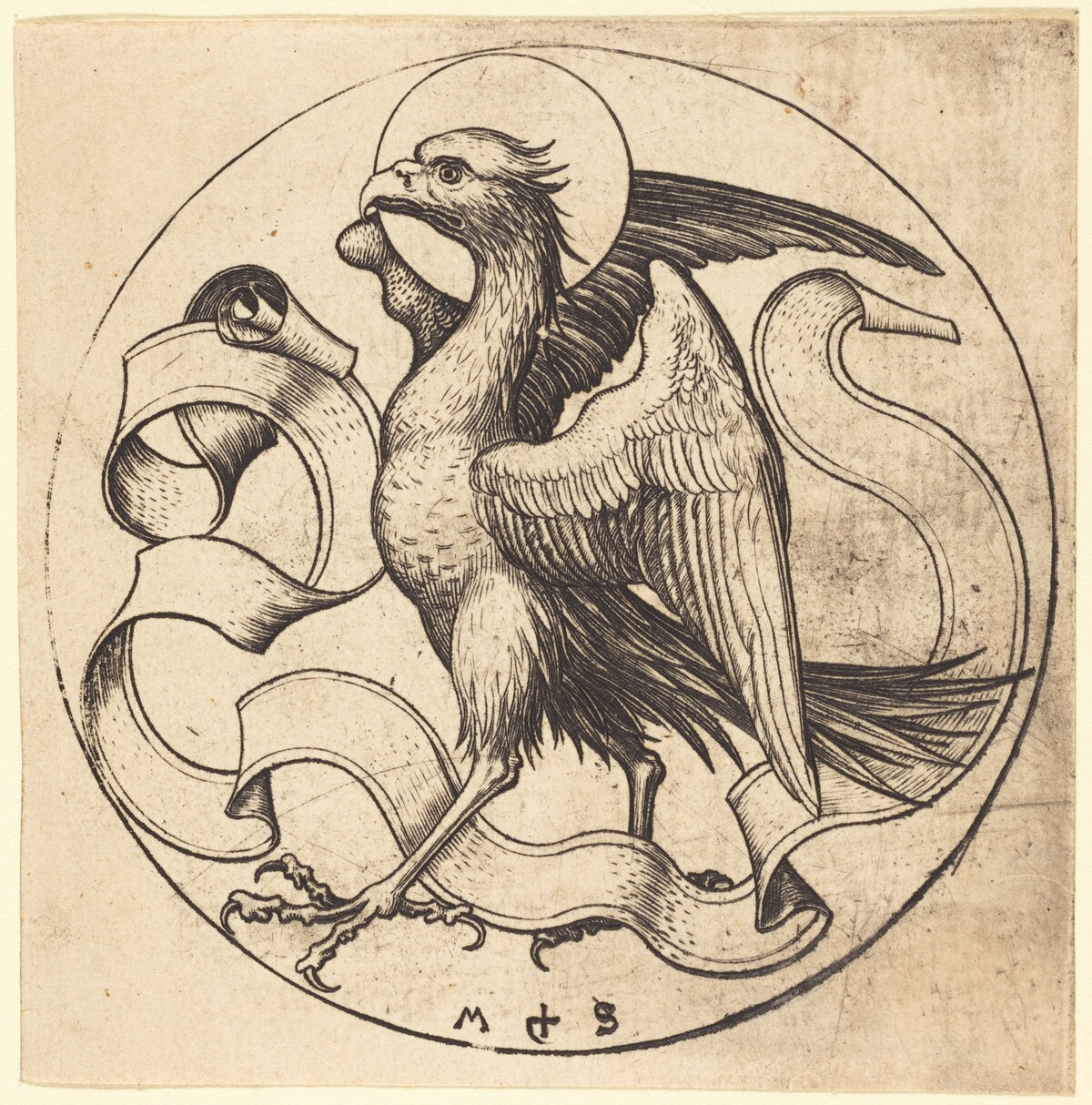 The Eagle of Saint John by Martin Schongauer