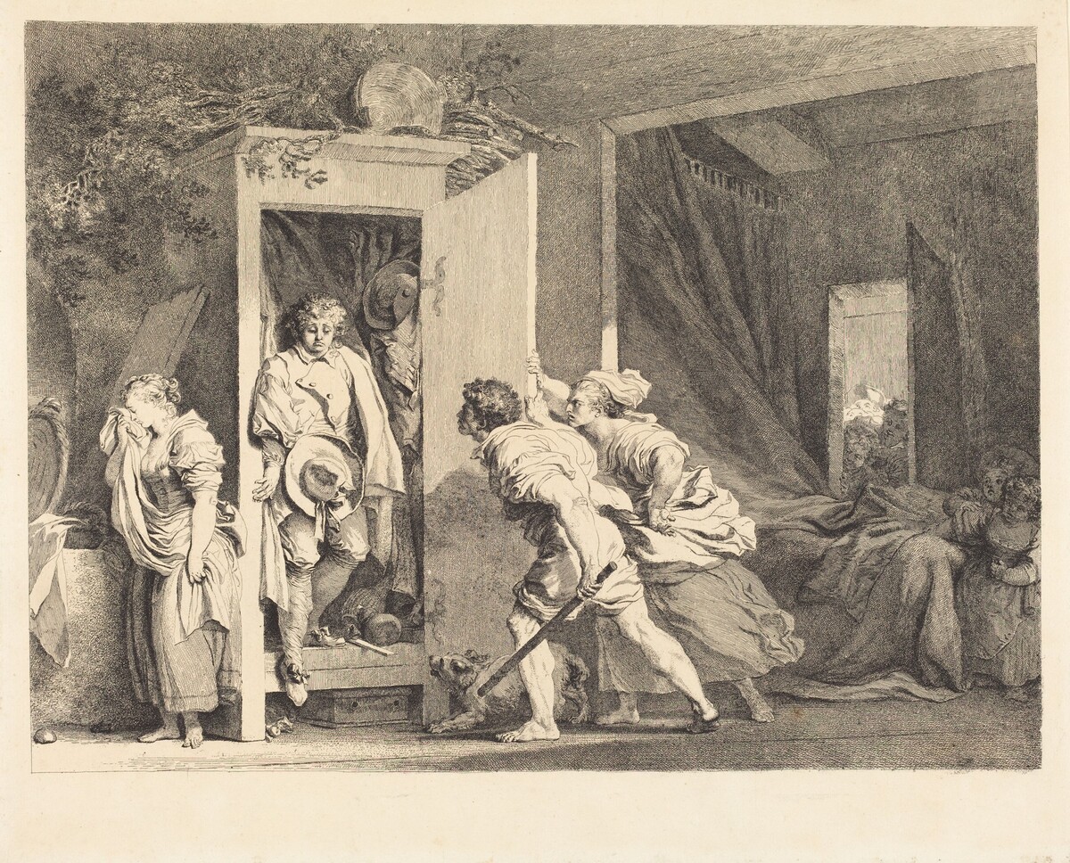 The Armoire by Jean-Honoré Fragonard
