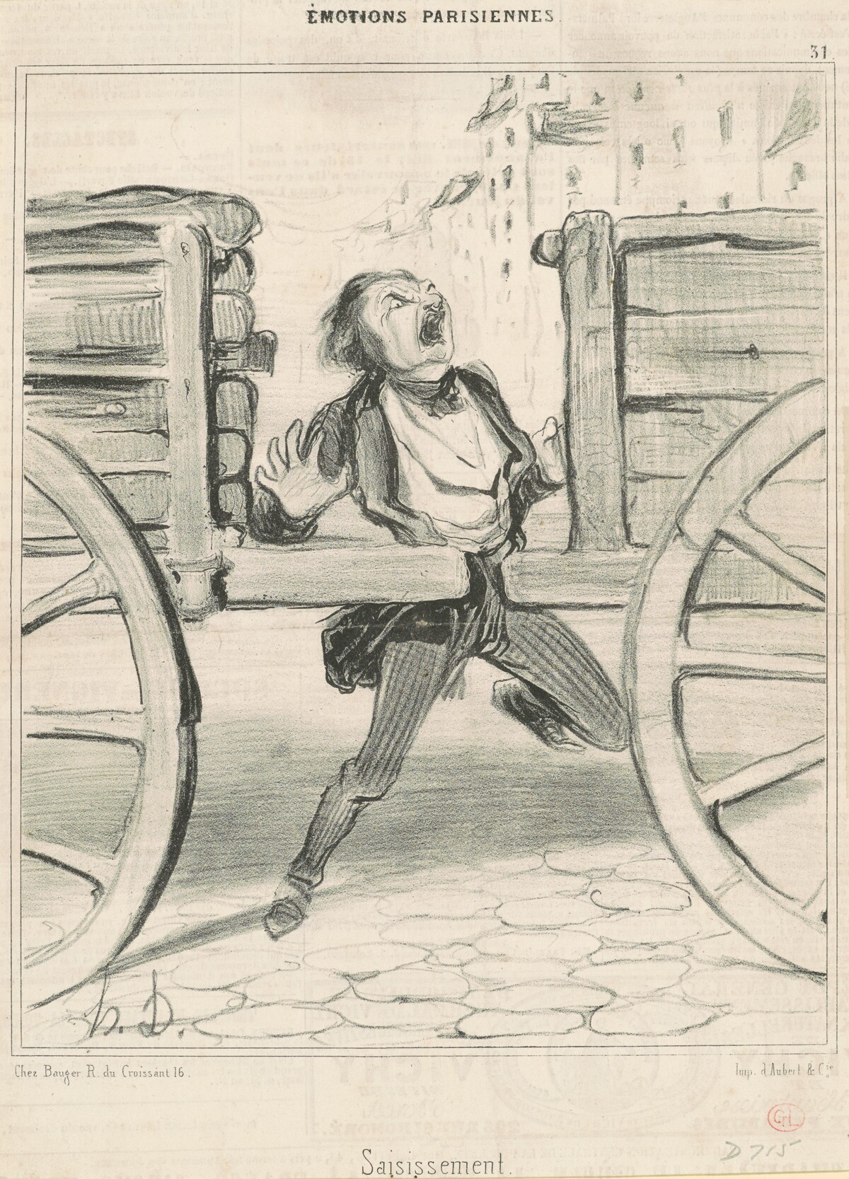 Saisissement by Honoré Daumier