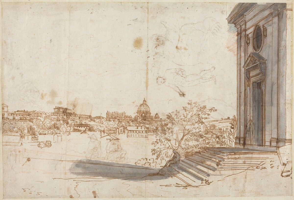 A View of Rome from Santa Maria del Priorato by Gaspar van Wittel