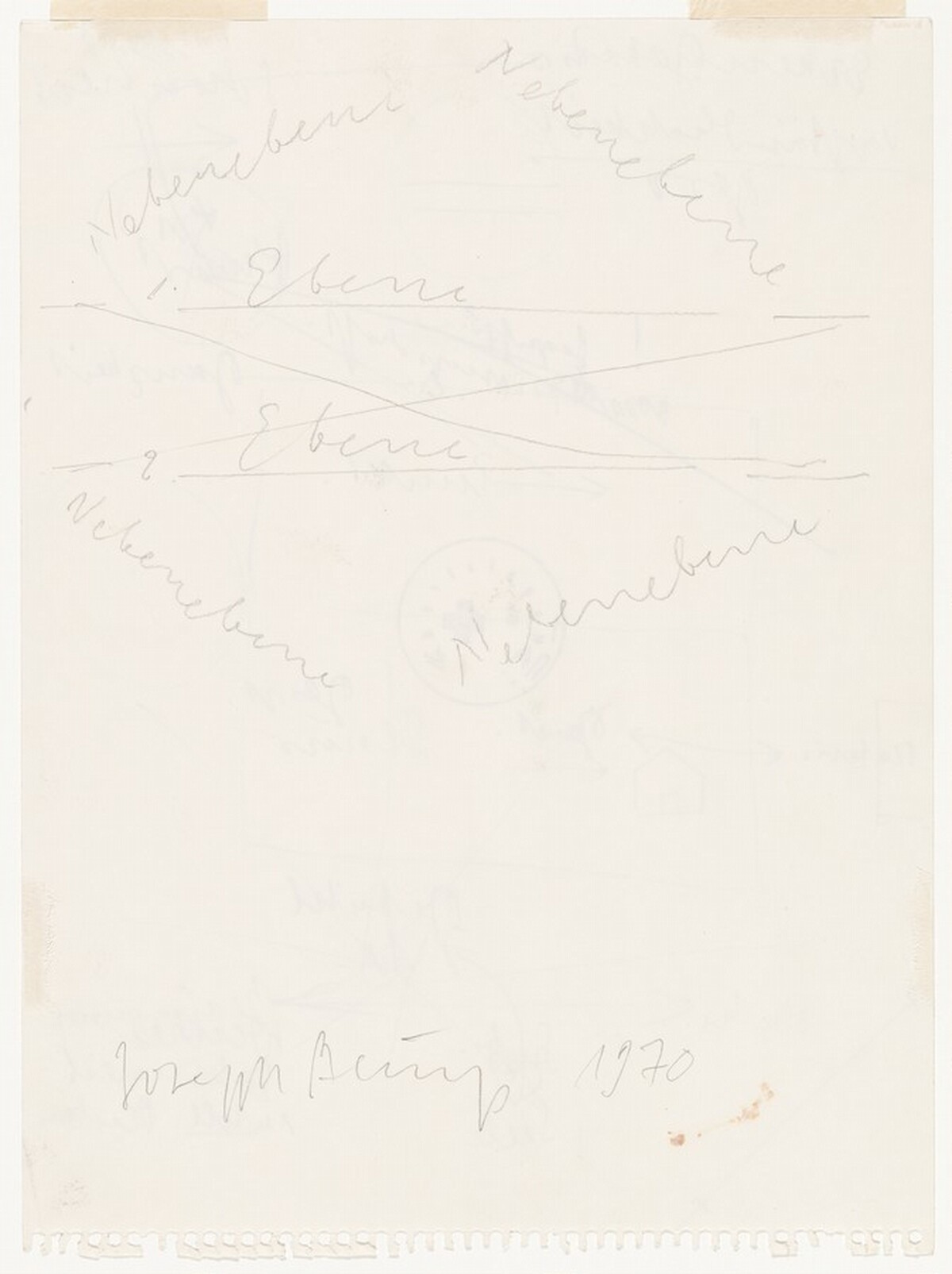 Untitled [verso] by Joseph Beuys