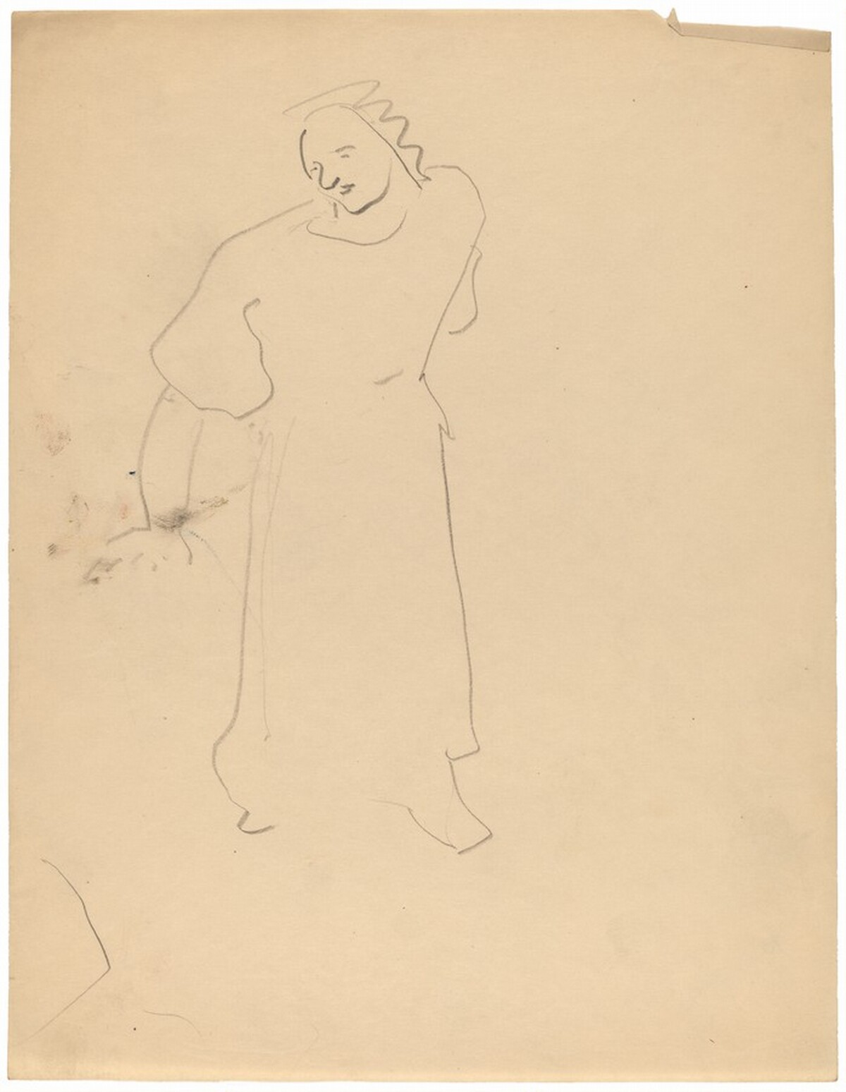 Standing Figure, Head Turned Left by Mark Rothko