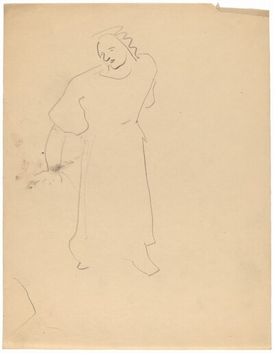 Standing Figure, Head Turned Left