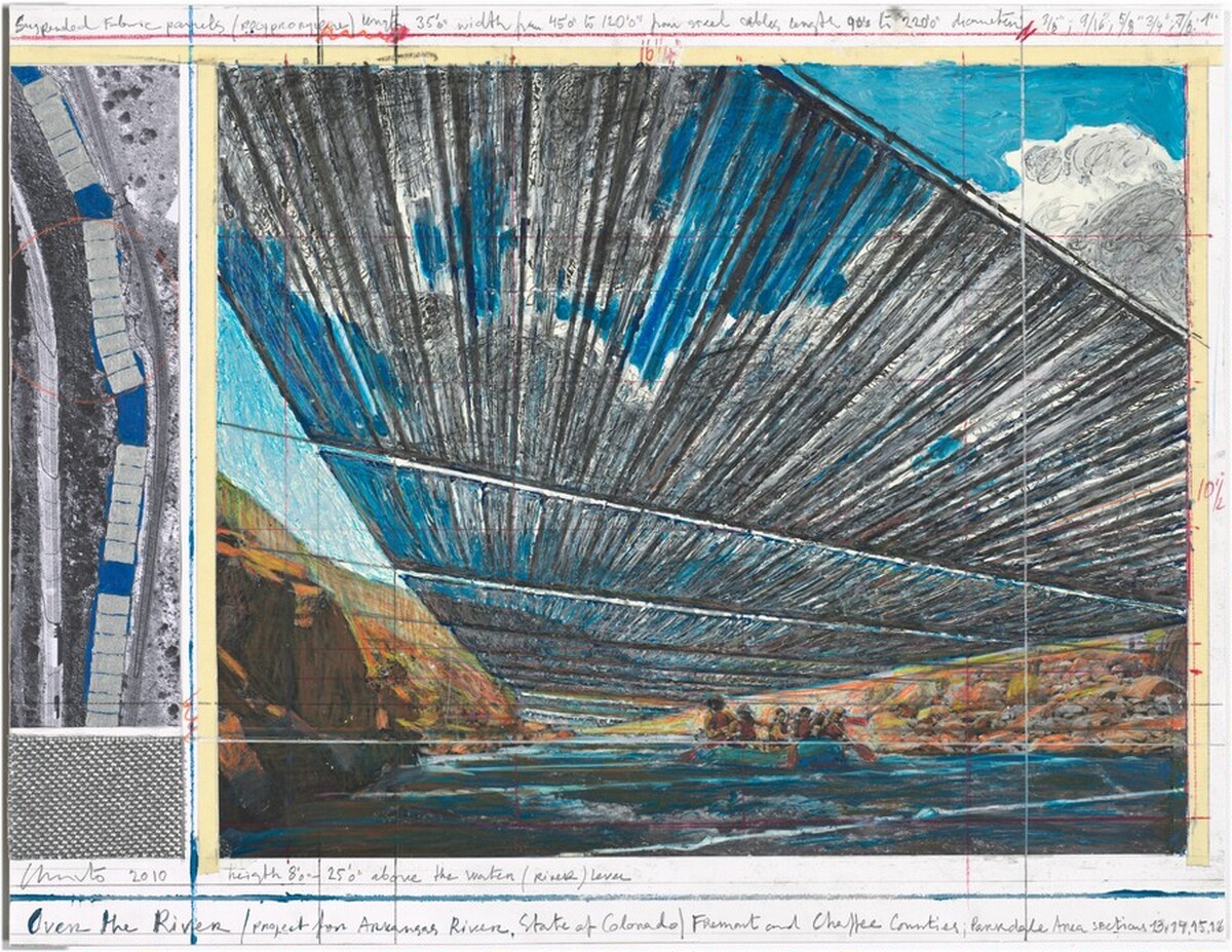 Over the River, Project for Arkansas River, State of Colorado by Christo