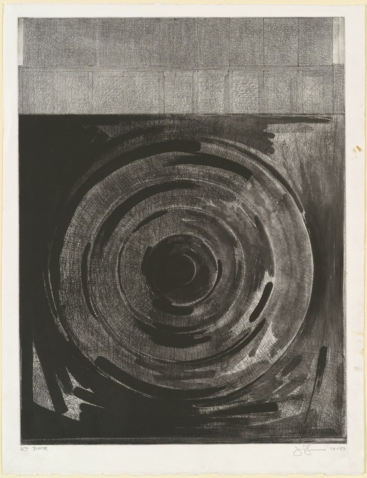 Target with Plaster Casts [state proof of 6th state] by Jasper Johns
