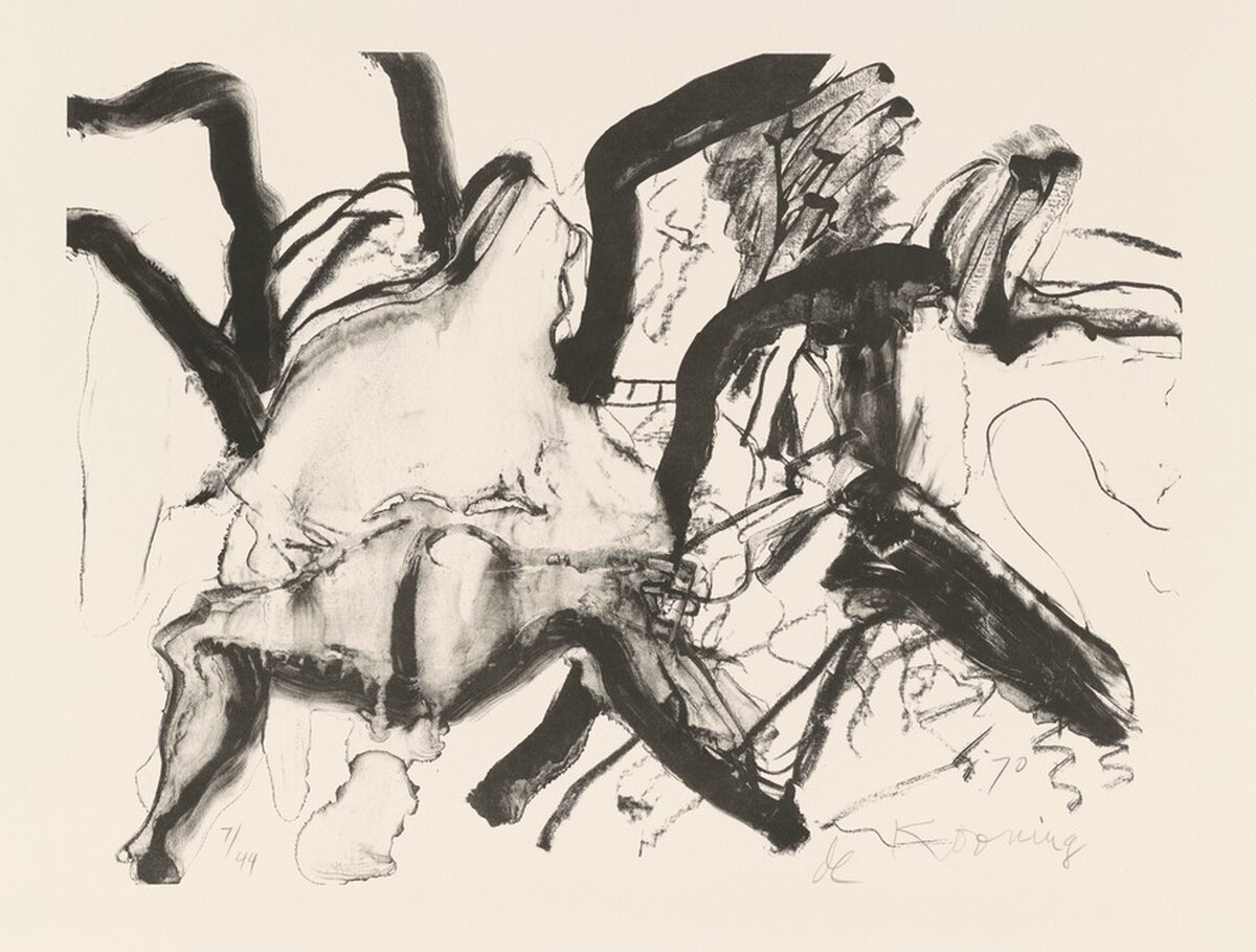 Woman at Clearwater Beach by Willem de Kooning
