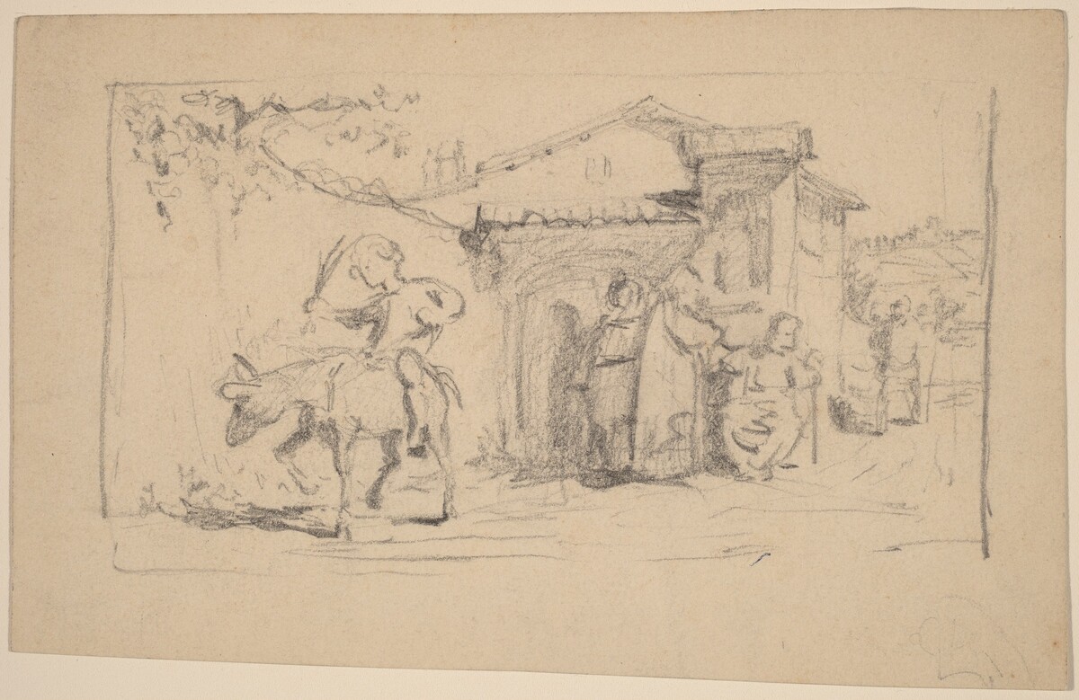 Son and Donkey by Elihu Vedder