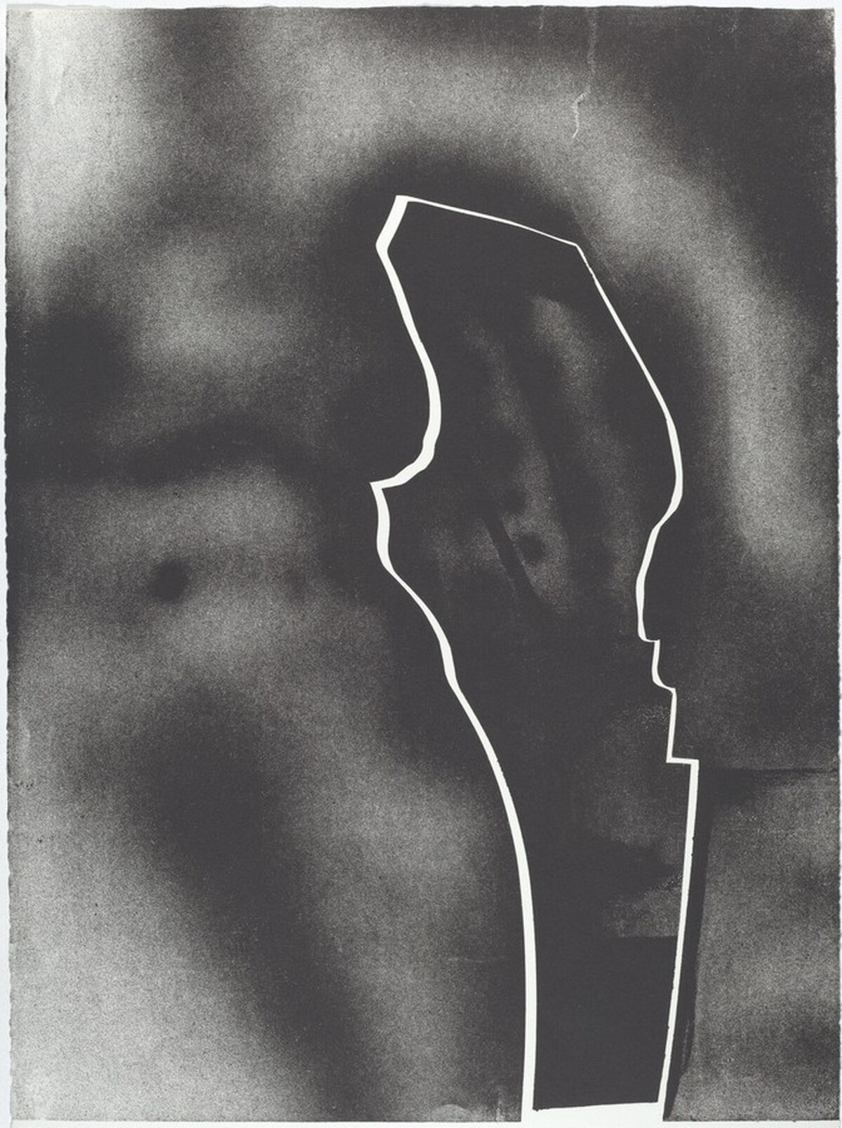 White Divisions #2 by Michael Mazur