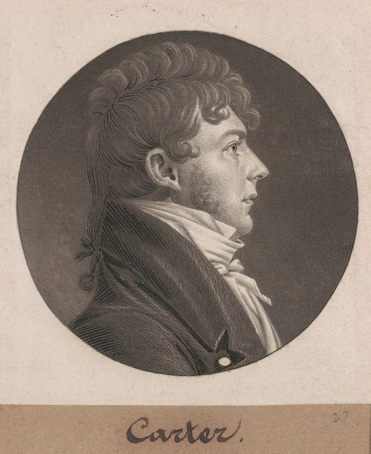 Carter by Charles B. J. Févret de Saint-Mémin