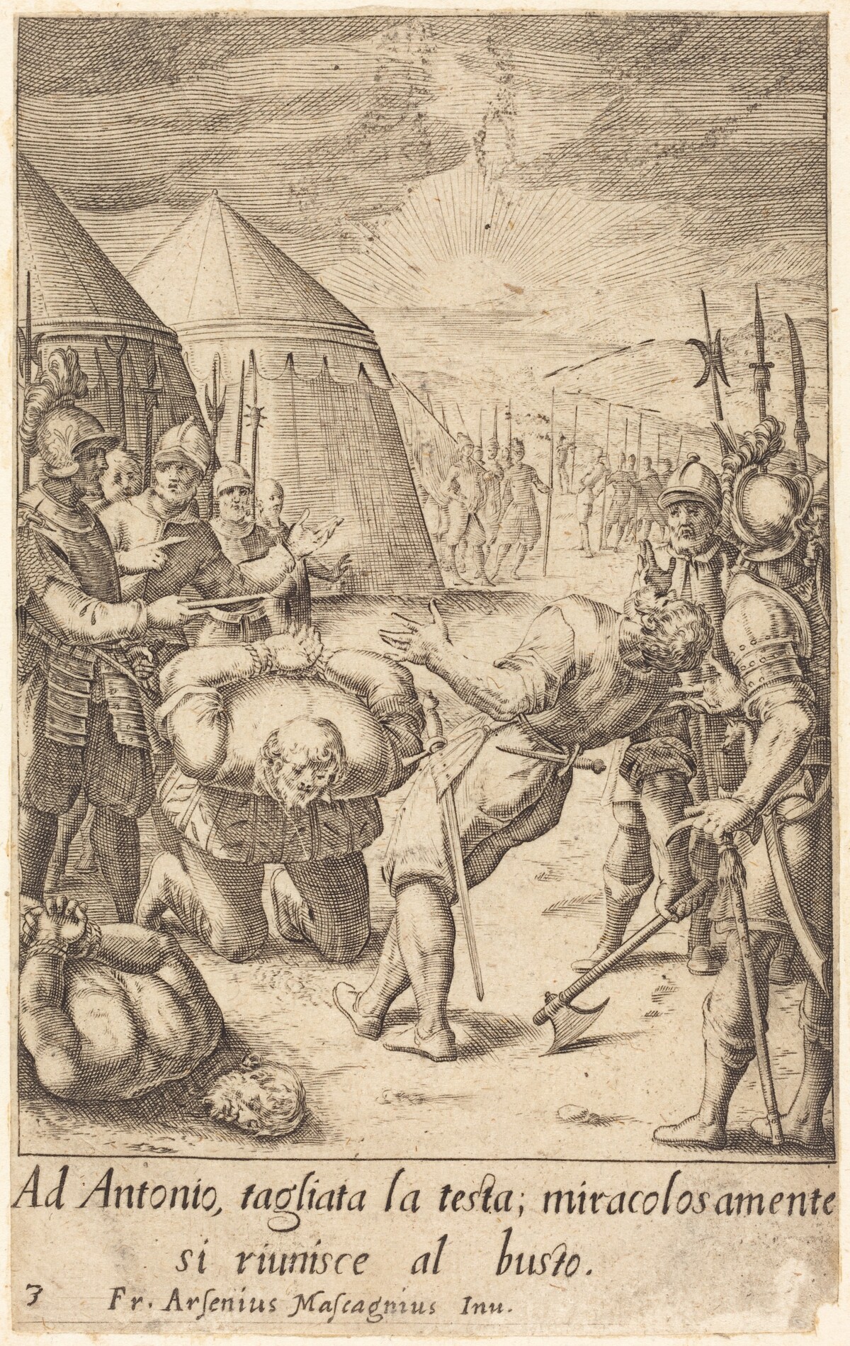 The Decapitated by Jacques Callot after Donato Mascagni