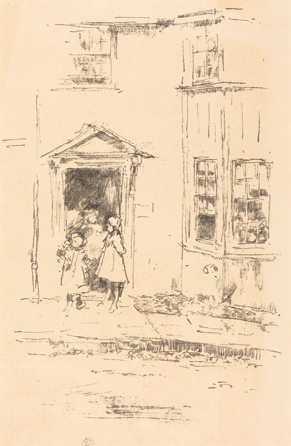 The Little Doorway, Lyme Regis by James McNeill Whistler